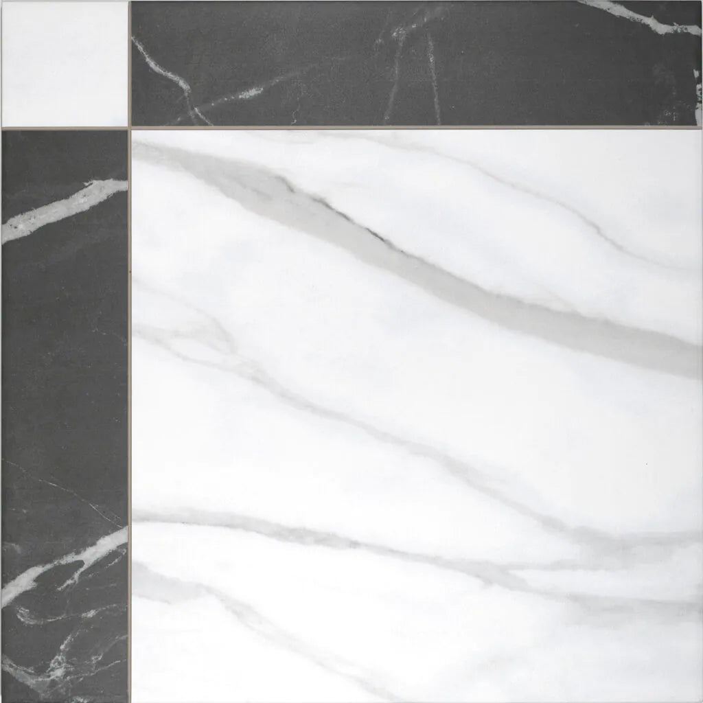Gresie portelanata Grace Nero 44x44 cm