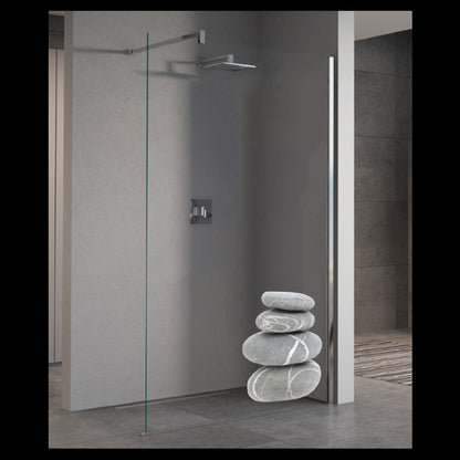 Panou dus walk-in Kuadra H In Art 110 cm, H200 cm
