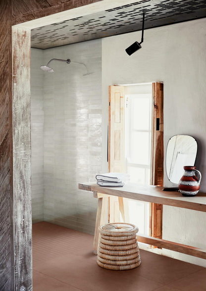 Faianta Marazzi Lume Off White 6x24 cm, ceramica portelanata