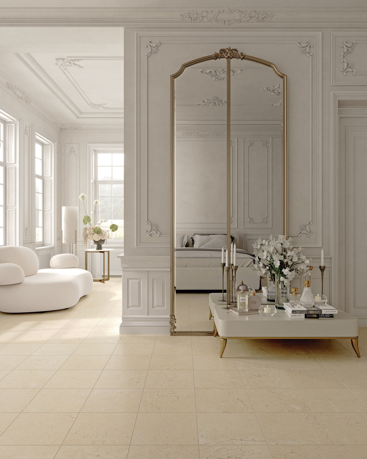 Gresie Classic Marble Crema Marfil 30x30 cm