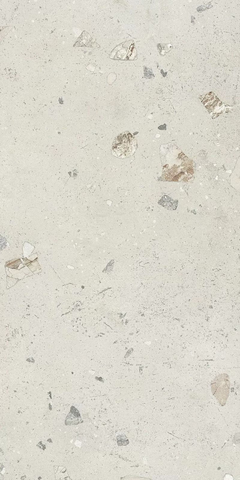 Gresie portelanata I Cementi White Ciottolo Mat 60x120 cm