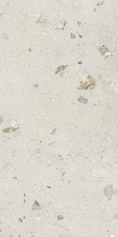 Gresie portelanata I Cementi White Ciottolo Mat 60x120 cm