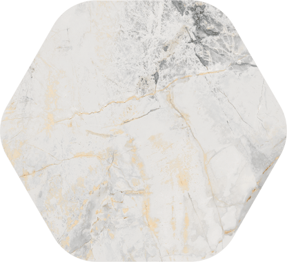 Gresie MARBLELOUS Pietra Erdek 118,9x108,5cm + Star Wailea 11,1x12,7cm