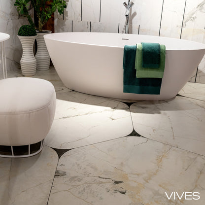 Gresie MARBLELOUS Pietra Erdek 118,9x108,5cm + Star Wailea 11,1x12,7cm