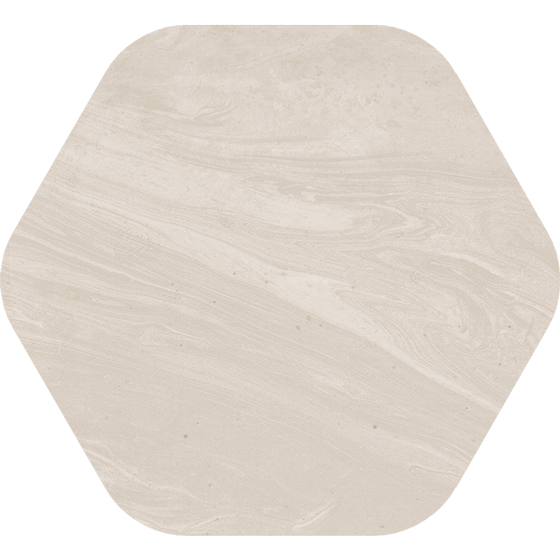 Gresie Pietra Salerno Beige 51,6x56,5cm + Star Seine Basalto 4,3x4,8cm