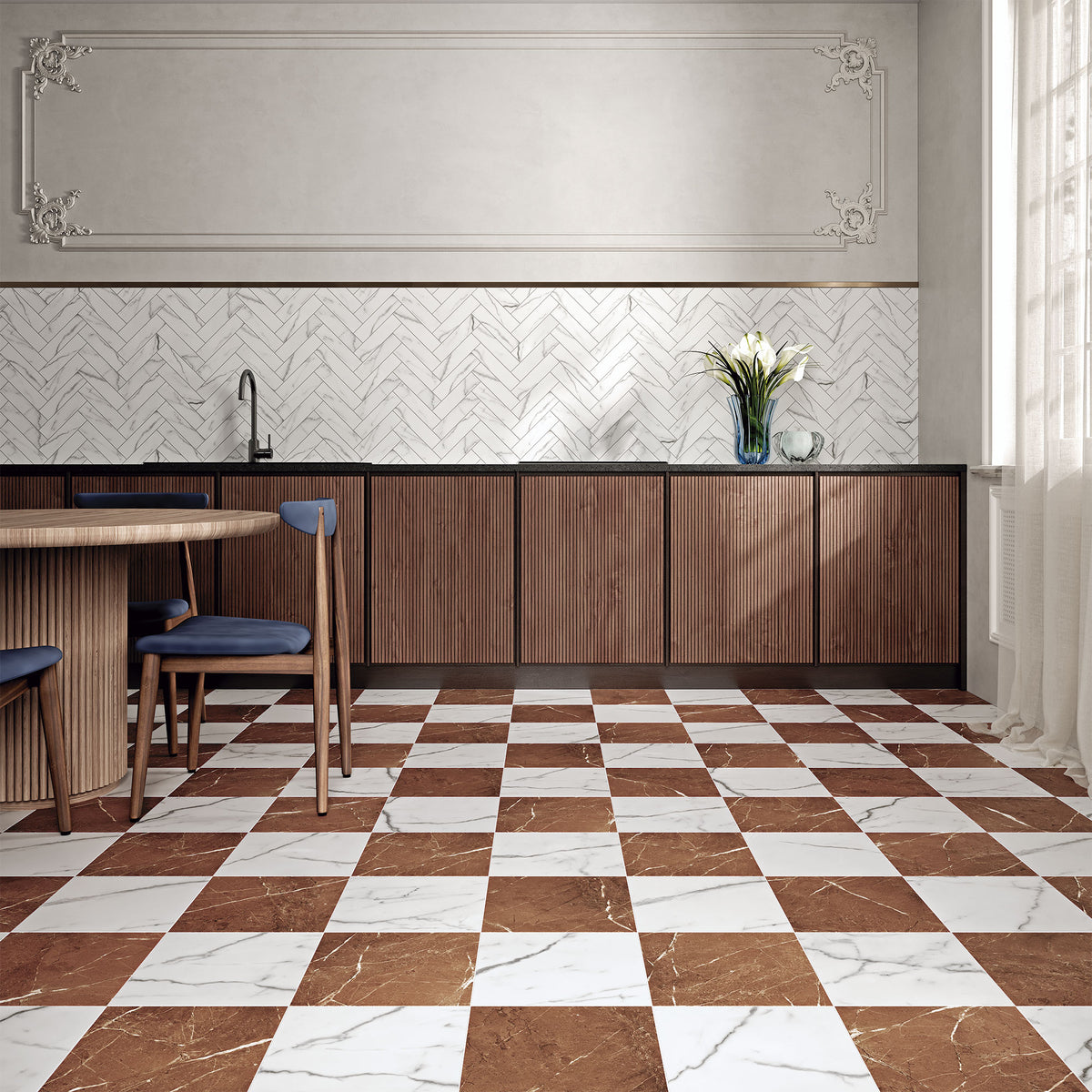 Gresie Classic Marble Rojo Alicante 30x30 cm