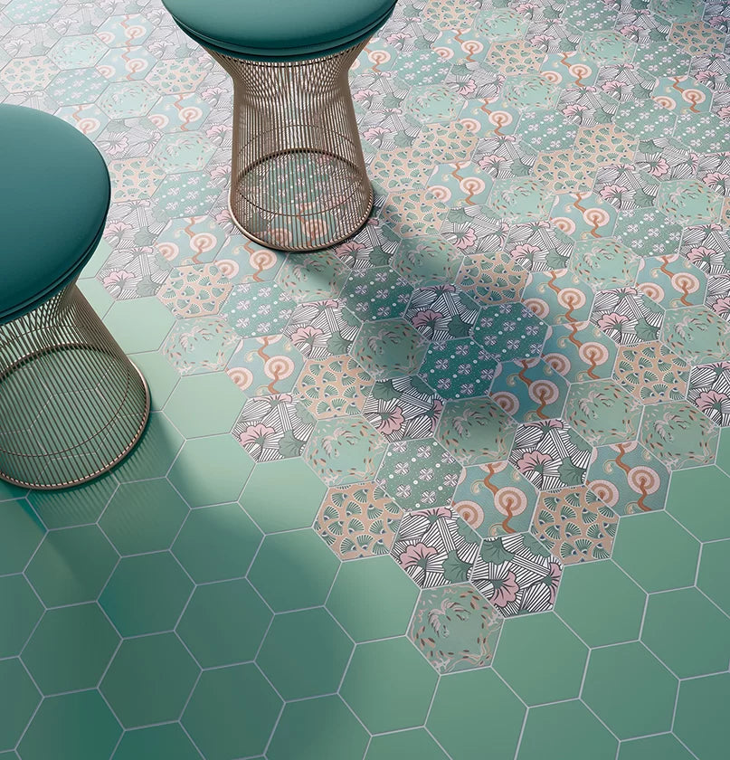 Decor Good Vibes Decor 2, 14x16 cm, ceramica portelanata