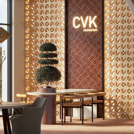 Caramida teracota Celosia Symbol "T" 15x15x10 cm