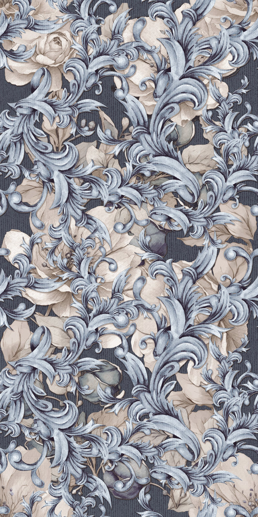 Faianta Bellagio Baroque Blu Mix 60x120 cm