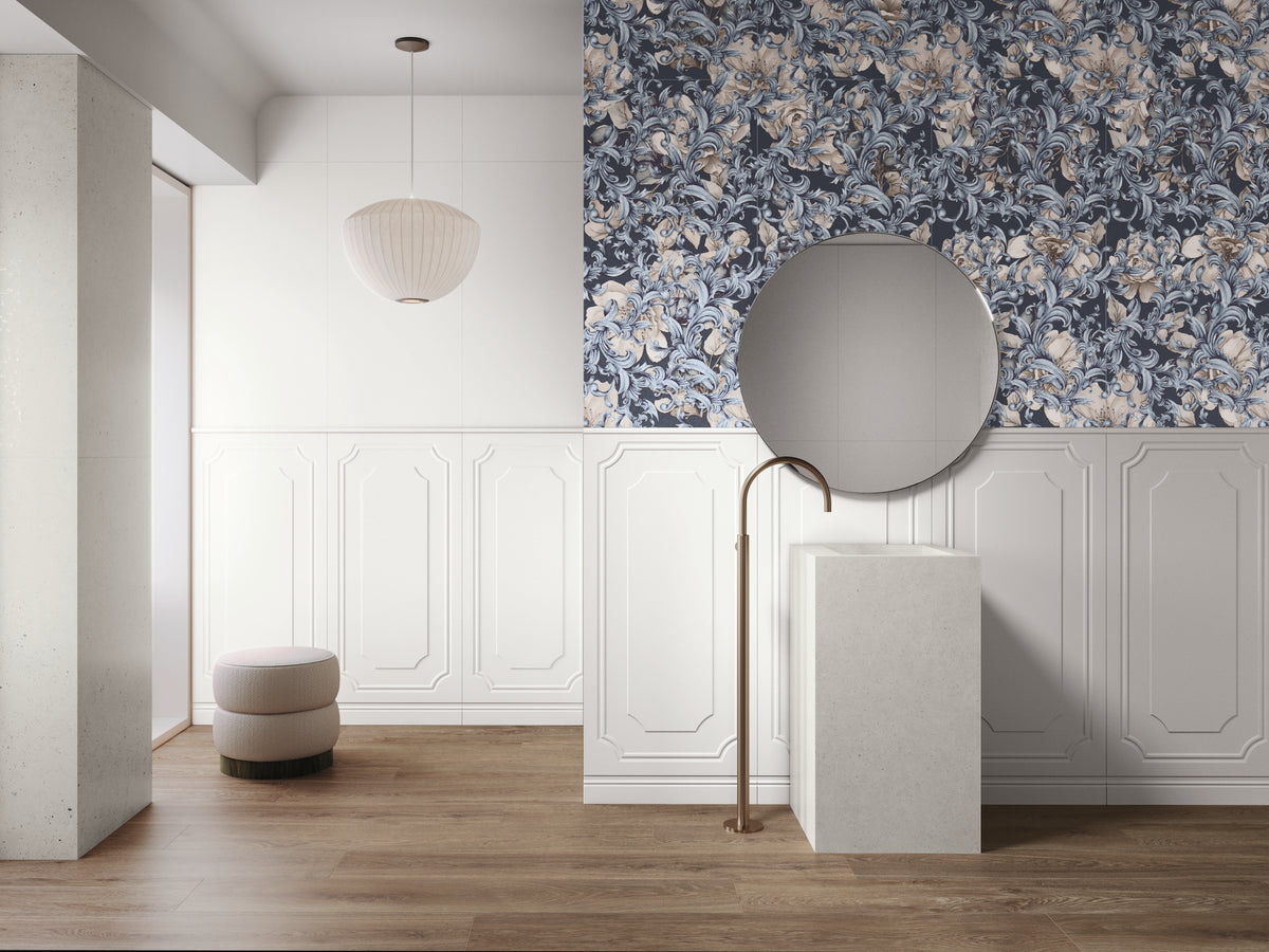 Faianta Bellagio Baroque Blu Mix 60x120 cm
