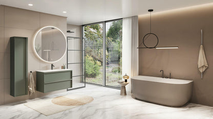Cada freestanting Marin 179 x 84 x 63 cm, solid surface, culoare alb, productie Estonia