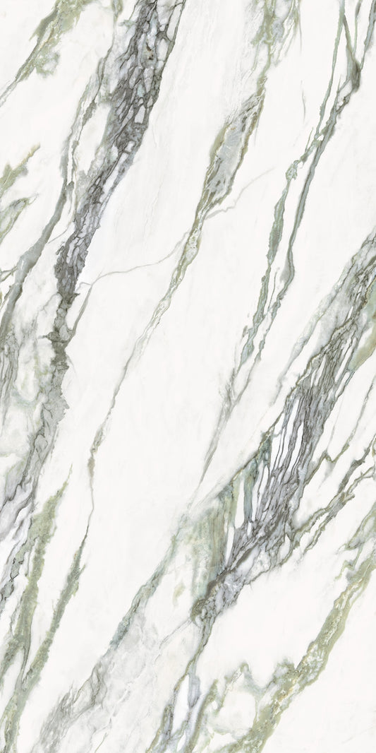 Gresie portelanata Calacatta Green Polished 60x120 cm