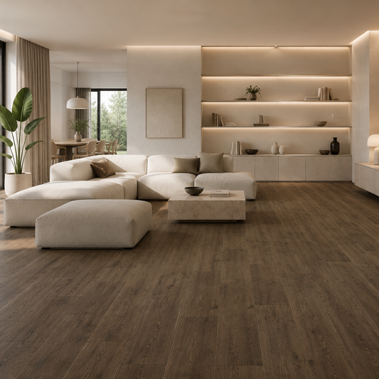 Gresie portelanata tip lemn Ithaca Oak 23x120 cm, productie Spania