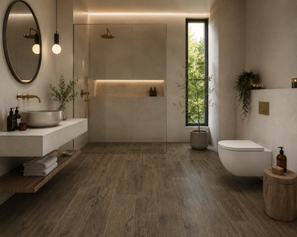 Gresie portelanata tip lemn Ithaca Oak 23x120 cm, productie Spania