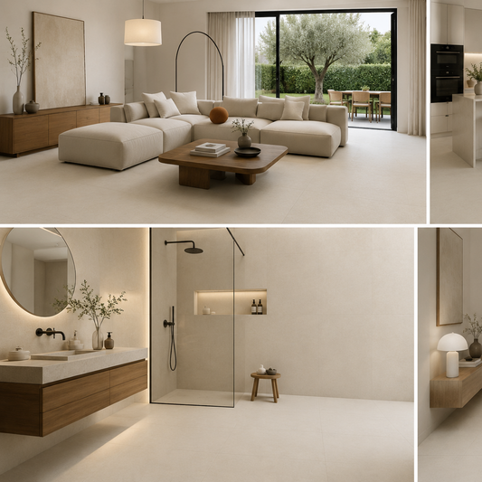 Gresie TAU TORNARES ZUMAIA WHITE 60X120 CM