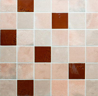 Faianta Adobe Naranja Brillo 10,2×10,2 cm