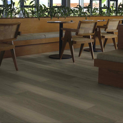 Pardoseala SPC Forest Taupe 18.2x122 cm, 5 mm