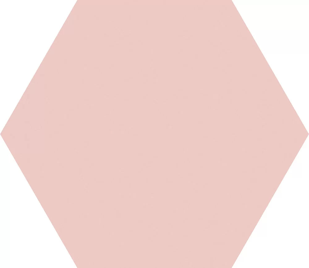 Gresie portelanata Croma Rosy Hex 23x27 cm, mat