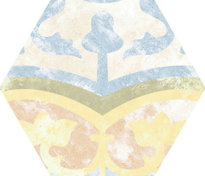 Gresie / Faianta Heritage Mix Hex 22x25 cm, ceramica portelanata, Spania
