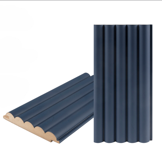 Riflaj MDF Round Blue Marin 18x118x2800 mm