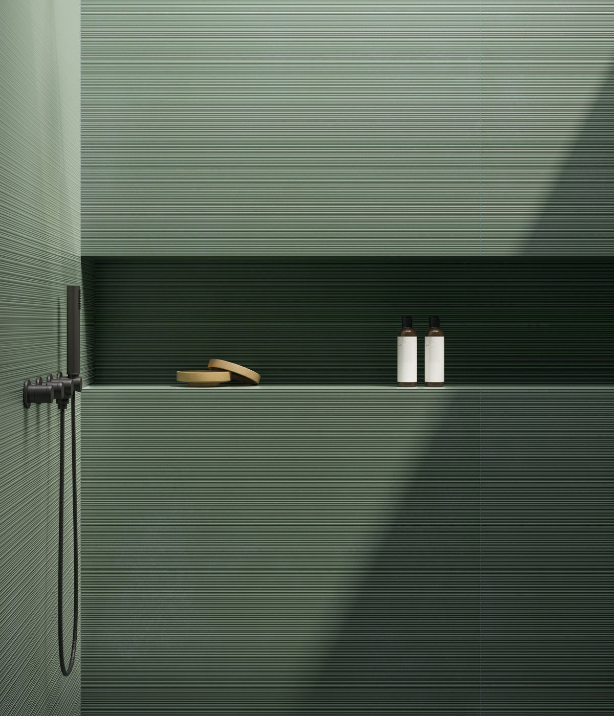 Gresie Nuances Giada Ribbed 60x120 cm, finisaj mat