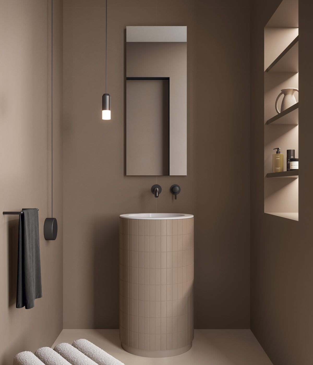 Gresie Nuances Marrone 60x120 cm, finisaj mat