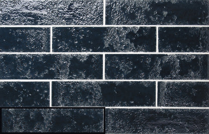 Faianta artizanala Pukka Prussian Blue 6.4x26 cm