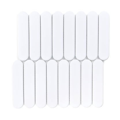 Mozaic Ovale White Matt 30x30 cm