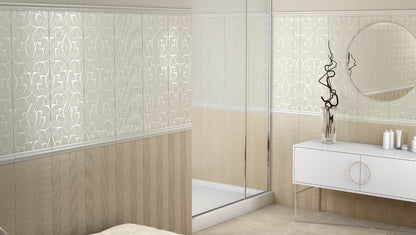 Faianta Royal Queen Ivory 29.5x90 cm
