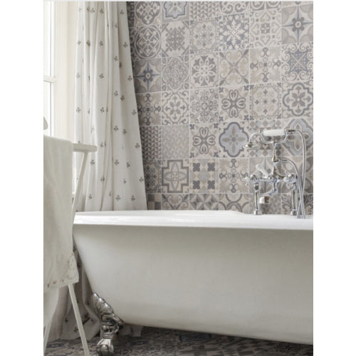 Gresie / Faianta Portelanata Skyros Deco Gris 44x44 cm