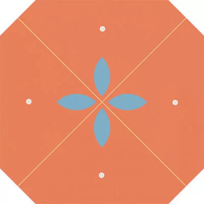 Gresie decorativa Octogon Tender Dec. Paradise 20×20 cm