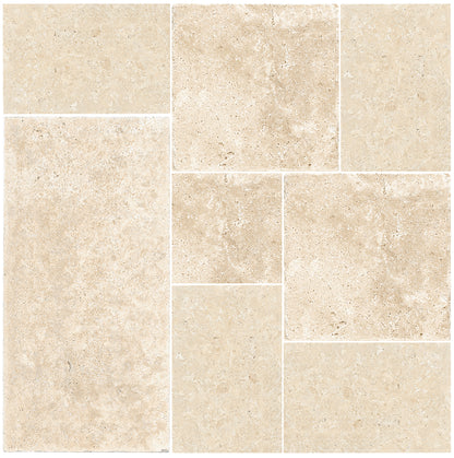 Gresie portelanata Timestone Beige multiformat 4B, productie Italia