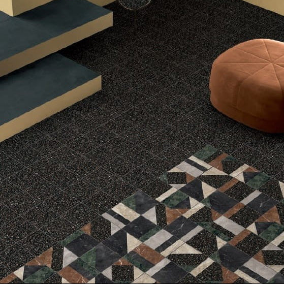 Gresie/Faianta ABK Play Marble Black 20x20 cm, productie Italia