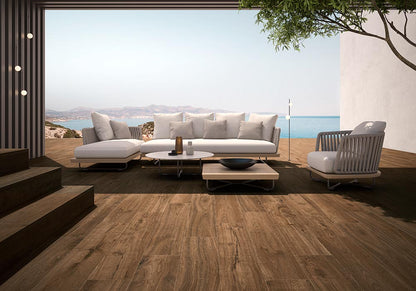 Gresie portelanata tip lemn Ithaca Rovere 23x120 cm, productie Spania