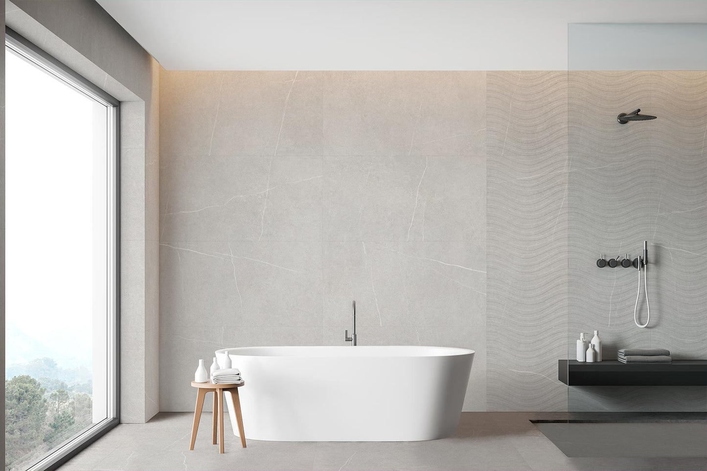 Gresie portelanata Kairos Pearl Matt 60x120 cm