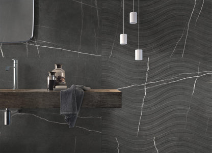 Gresie portelanata Kairos Graphite Matt 60x120 cm