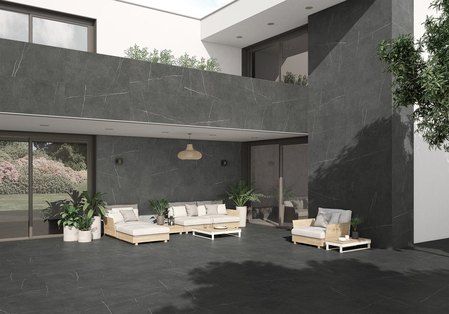 Gresie portelanata Kairos Graphite Matt 60x120 cm