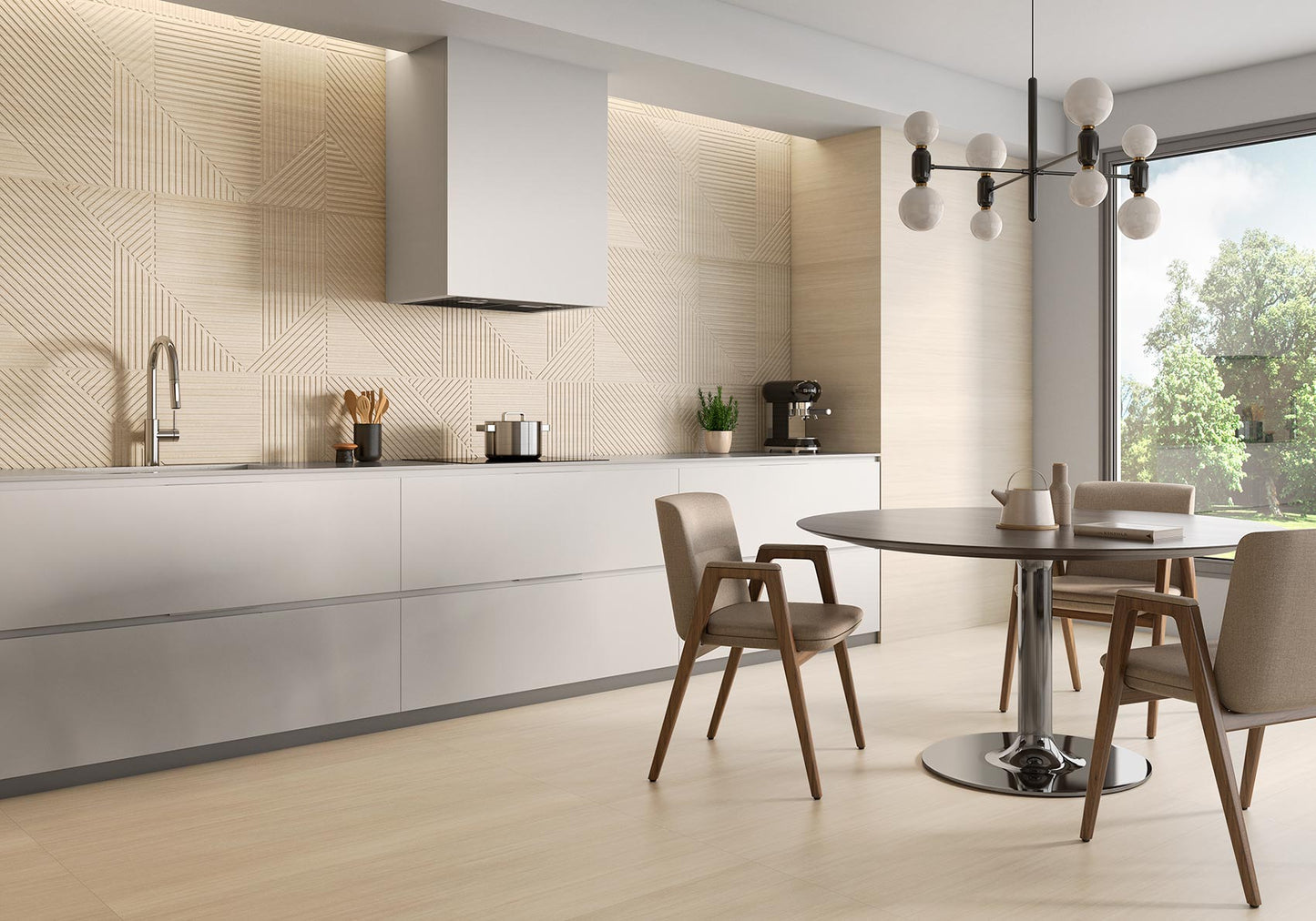 Faianta portelanata riflaj Soleil Decor Natural Matt 59.5x119.2 cm