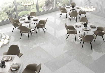 Gresie Pulpis Grey Matt 60x120 cm, rectificata, finisaj satinat-mat, productie Spania