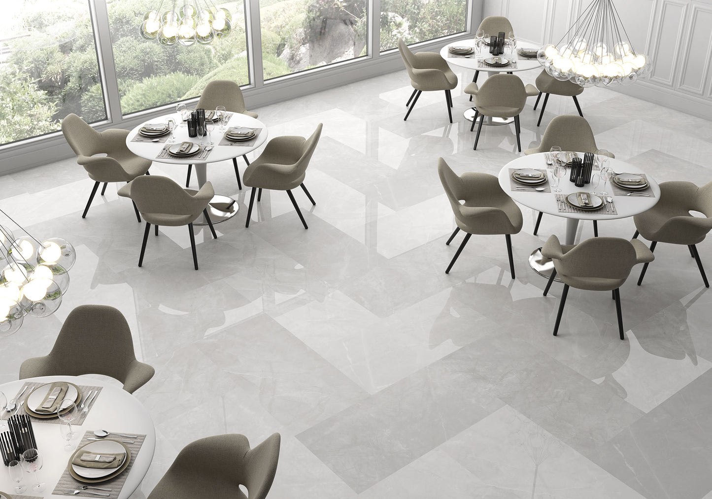 Gresie portelanata Pulpis Pearl Matt 59.5x59.5 cm