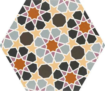 Gresie / Faianta Andalusi 33x28.5 cm, hexagon, portelanata