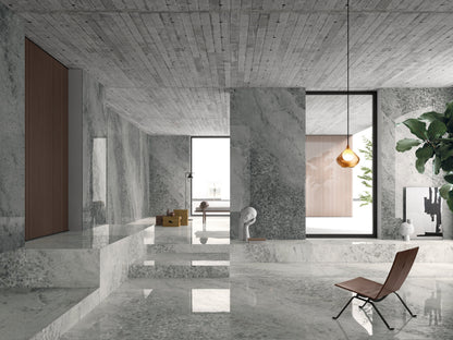 Lastra Ariostea ULTRA CRYSTAL Grey Polished 150x300 cm