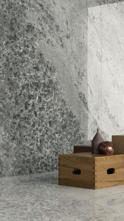 Lastra Ariostea ULTRA CRYSTAL Grey Polished 150x300 cm