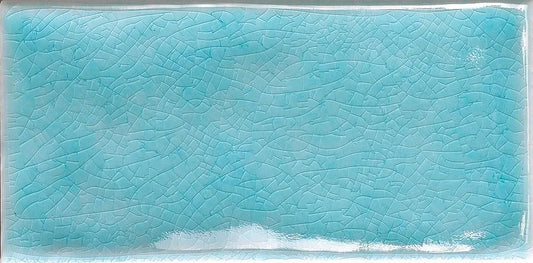 Faianta Tonalite Krakle Azzurro 7.5x15 cm, glazurata, Italia