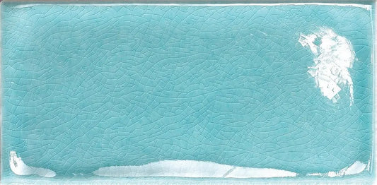 Faianta Tonalite Krakle Aqua Chiara 7.5x15 cm, glazurata, Italia