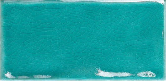 Faianta Tonalite Krakle Aqua 7.5x15 cm, glazurata, Italia