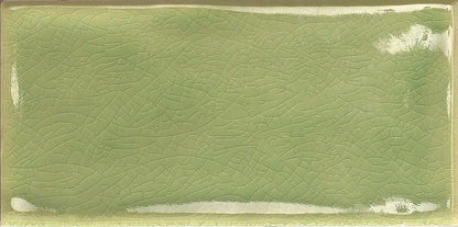 Faianta Tonalite Krakle Erba Chiara 7.5x15 cm, glazurata, Italia