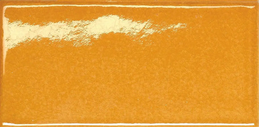Faianta Tonalite Krakle Caramel 7.5x15 cm, glazurata, Italia