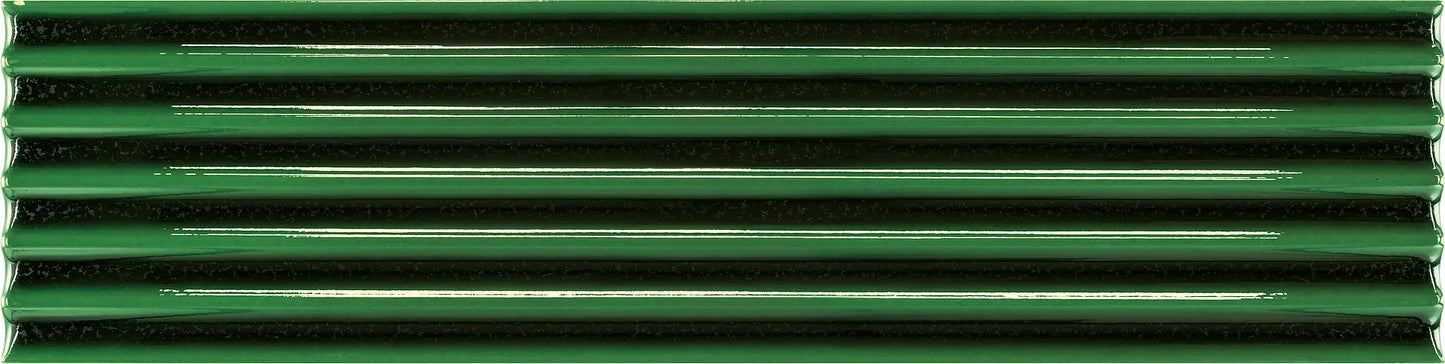 Faianta Waves Cove Copper Green 11,25×45 cm