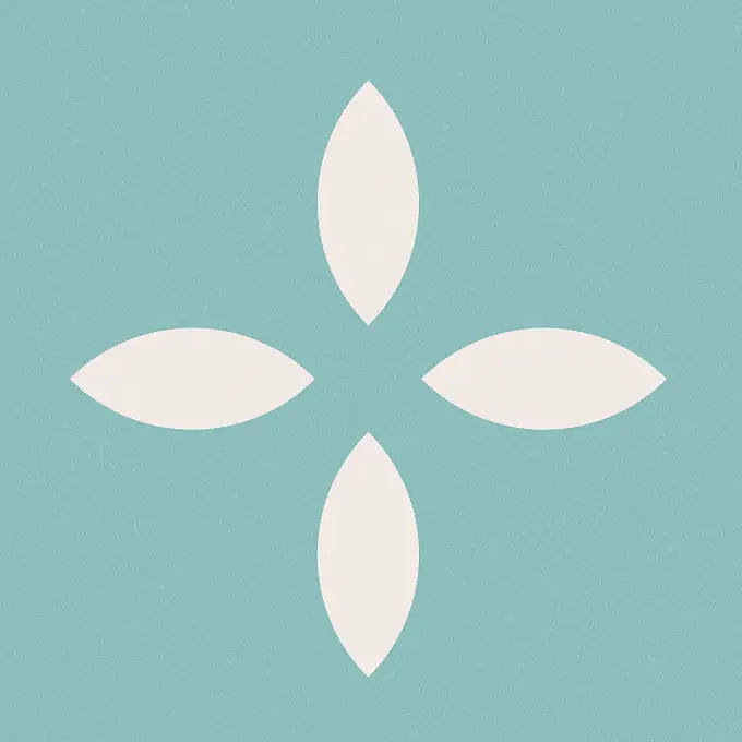 Taco Tender Dec. Pastel Turquoise 4.6x4.6 cm